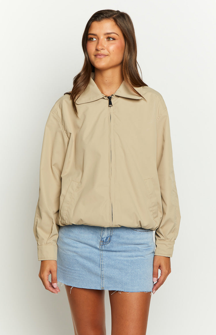 Gabbi Fawn Windbreaker Bomber Jacket Image