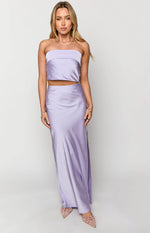 Genevieve Lilac Maxi Skirt Image