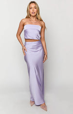 Genevieve Lilac Maxi Skirt Image