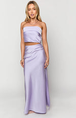 Genevieve Lilac Maxi Skirt Image