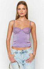 Graicey Purple Corset Top Image