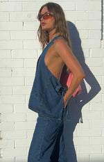 Lioness Hills Halter Dark Denim Vest Image