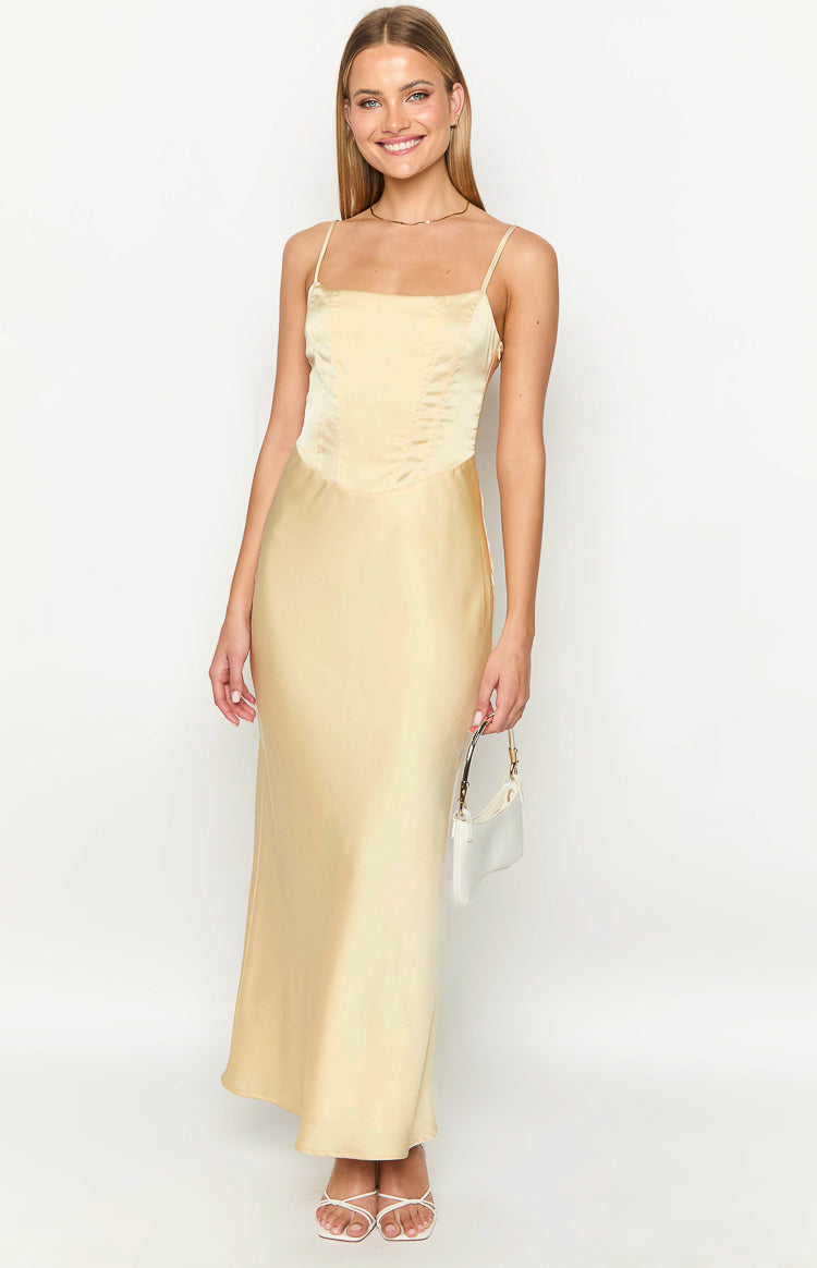 Heartbeat Yellow Maxi Dress Image