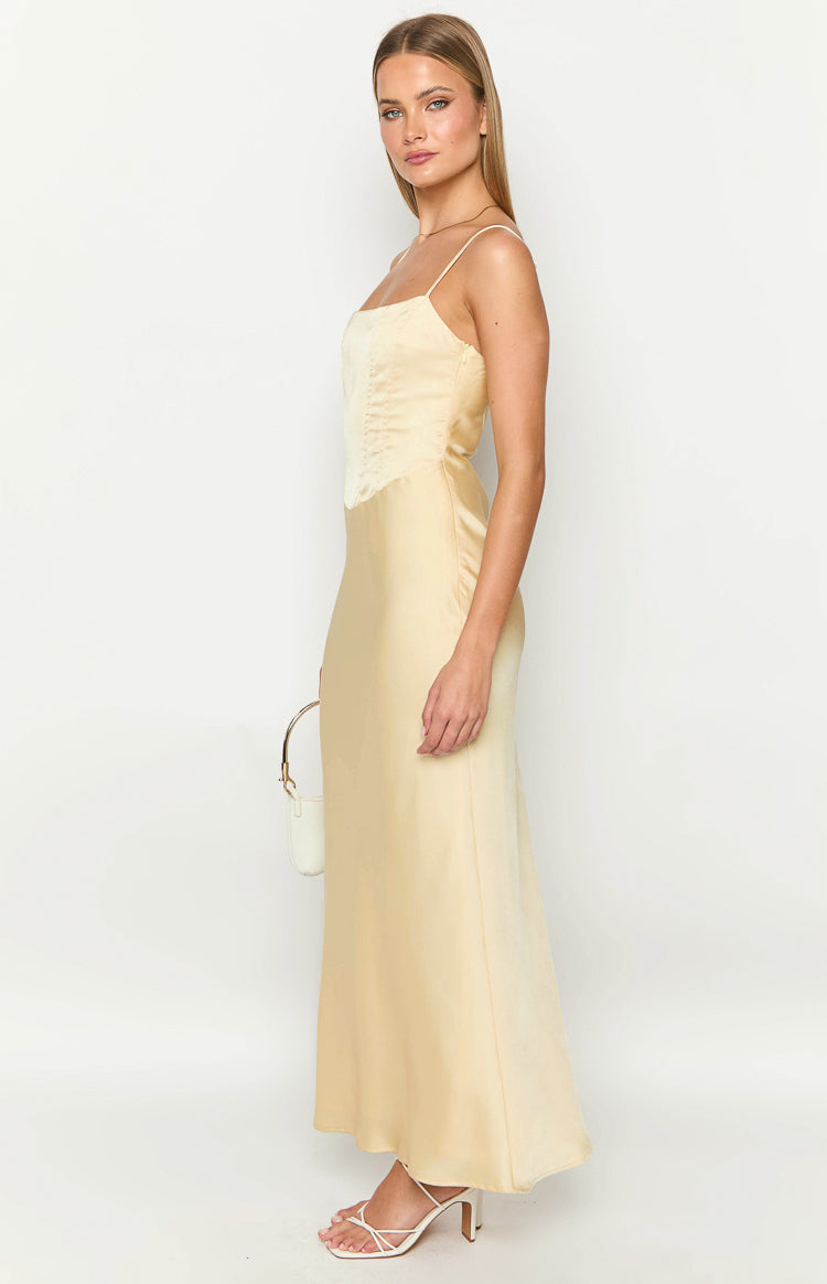 Heartbeat Yellow Maxi Dress Image