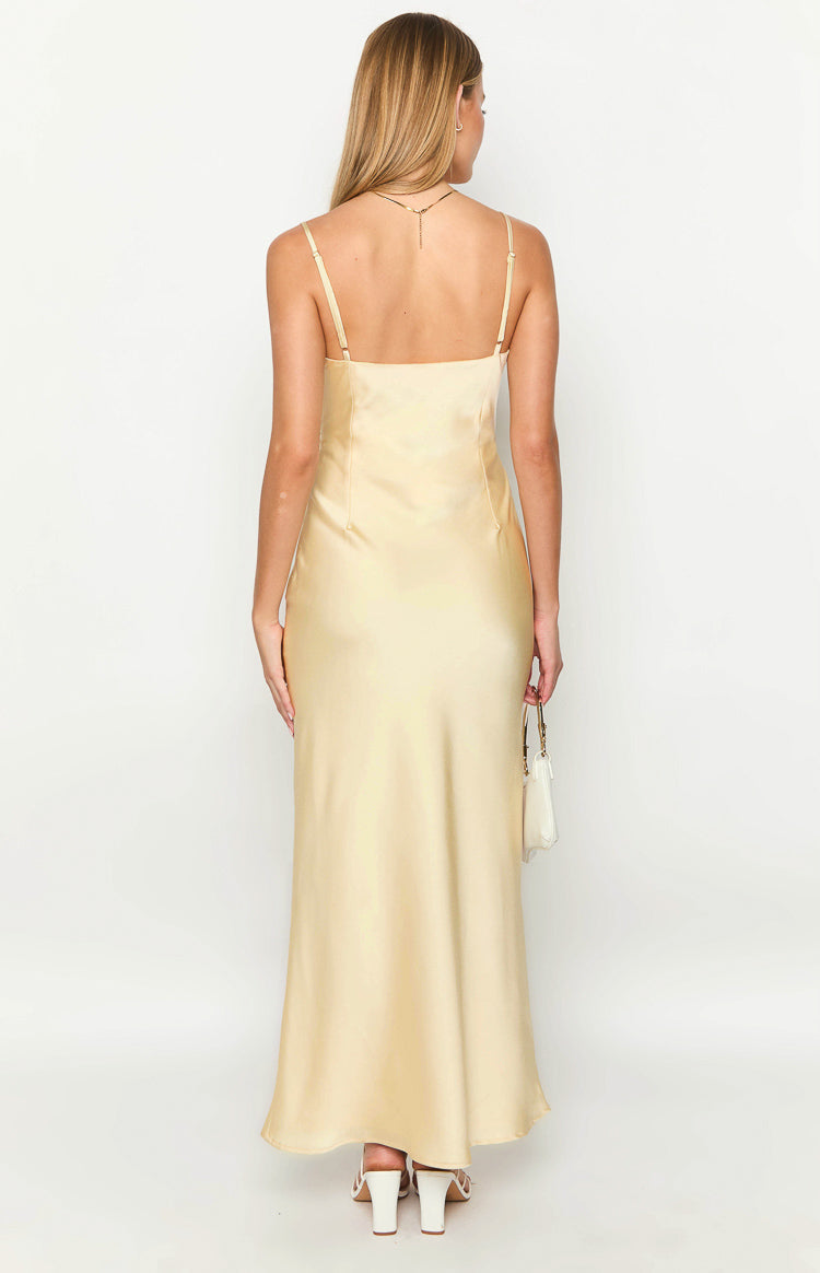 Heartbeat Yellow Maxi Dress Image