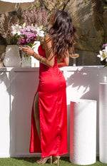 Honey Red Maxi Dress Image