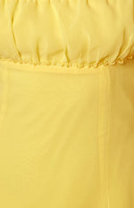 Isabel Yellow Mini Dress Image