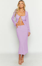 Kennedy Lilac Maxi Skirt Image