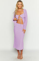 Kennedy Lilac Maxi Skirt Image