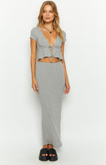 Kirra Grey Maxi Skirt Image