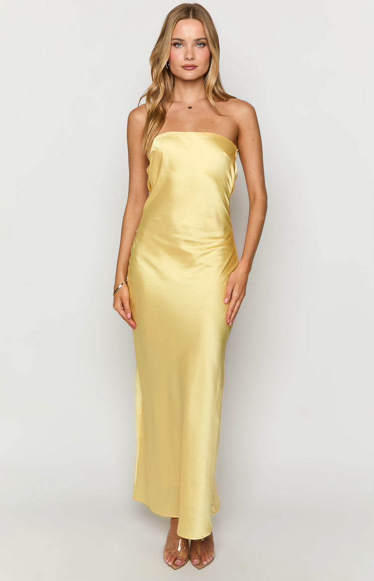 Libra Yellow Maxi Dress Image