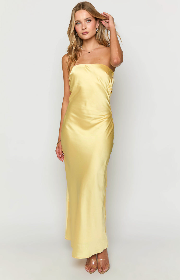 Libra Yellow Maxi Dress Image