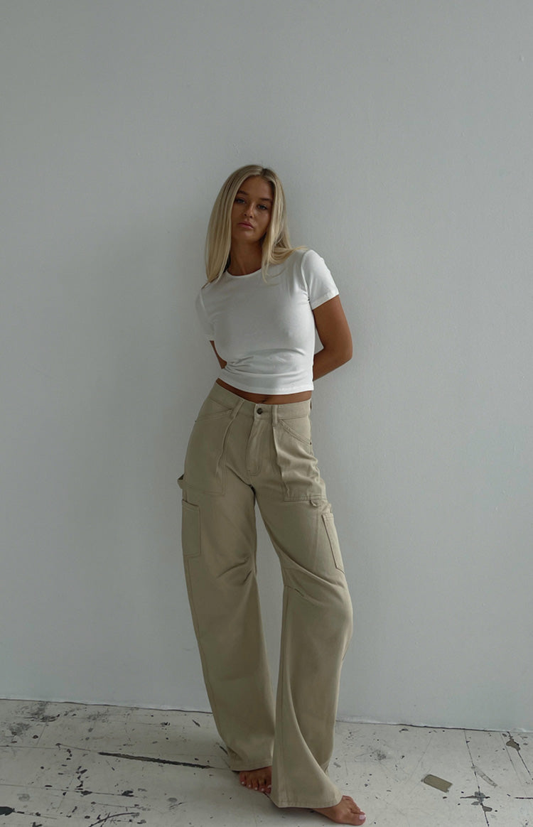 Lioness Miami Vice Wheat Linen Pant Image