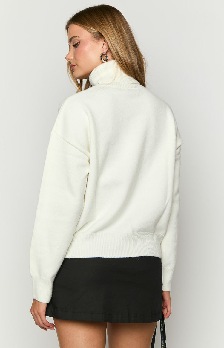 Love Lies Cream Sweater Image