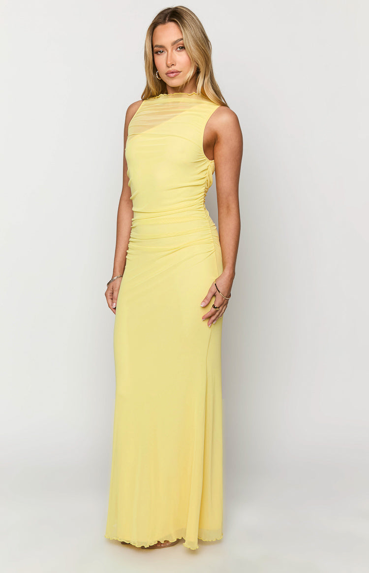 Luca Yellow Maxi Dress Image