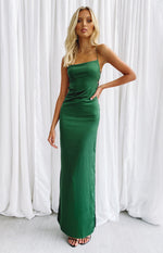 Manhattan Slip Formal Dress Emerald Image