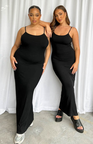 Melrose Black Maxi Dress