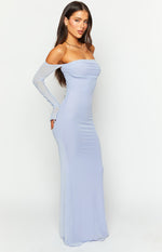 Odette Lilac Long Sleeve Formal Maxi Dress Image