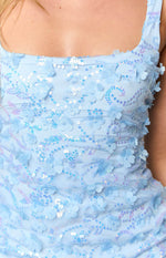 Pixie Blue Mini Dress Image