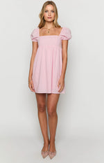 Radient Pink Mini Dress Image