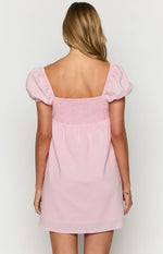 Radient Pink Mini Dress Image