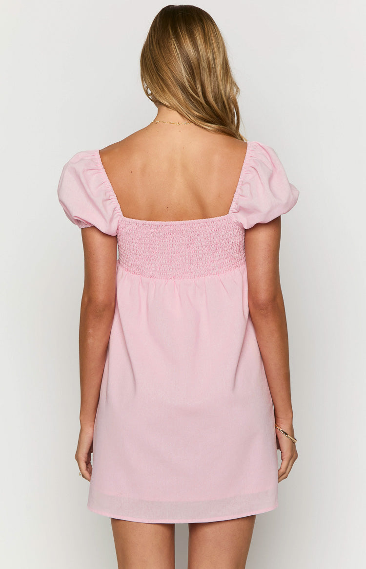 Radient Pink Mini Dress Image