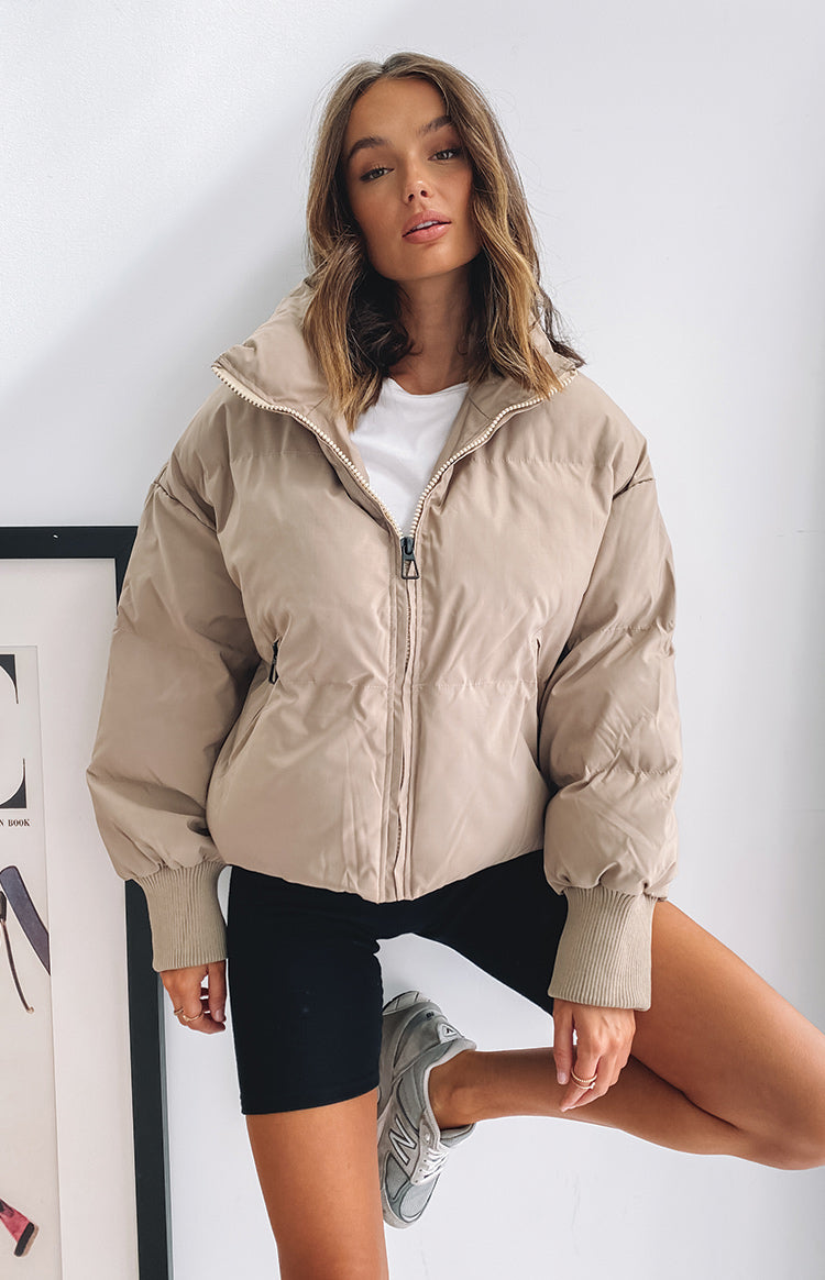 Remi Puffer Jacket Nude Image