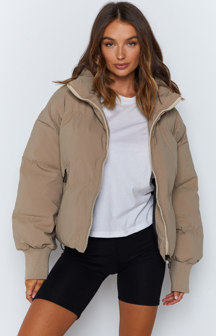 Remi Puffer Jacket Nude Image