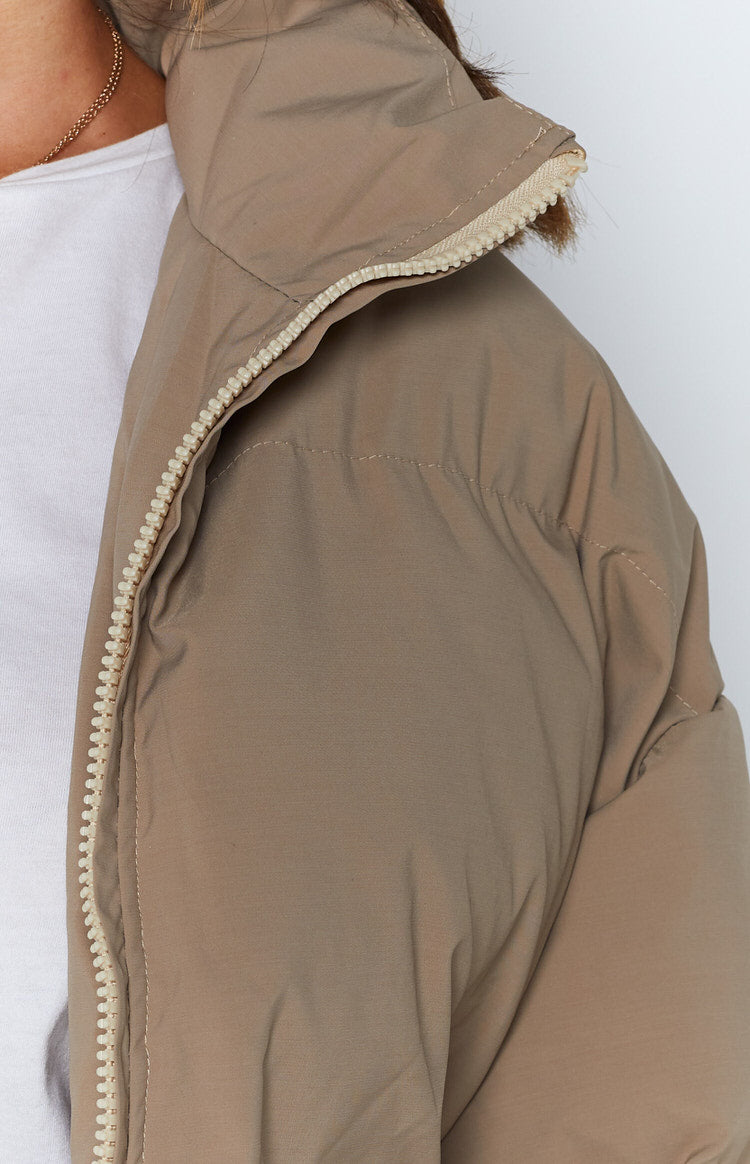 Remi Puffer Jacket Nude Image