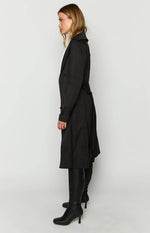 Santos Black Trench Coat Image