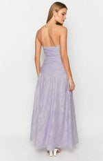 Sinclair Lilac Strapless Maxi Dress Image