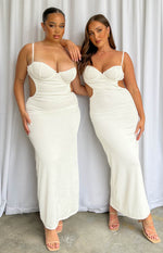 Tamara White Maxi Dress Image