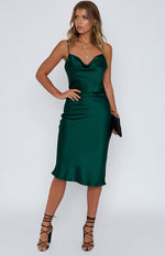 Schiffer Slip Midi Dress Emerald Image