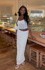 The Moment White Maxi Skirt Image