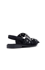 Therapy Matilda Black Patent Pointed Flats Image