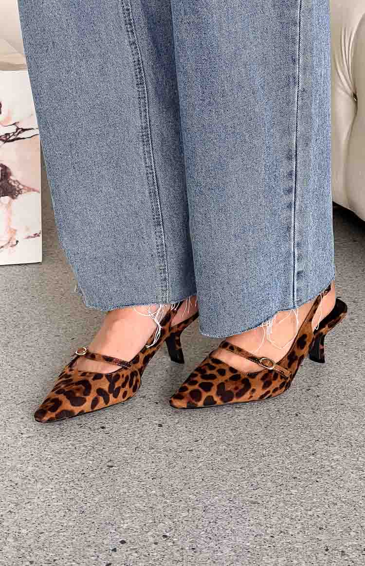 Therapy Parlour Leopard Print Heels Image