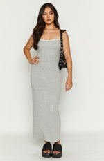 Veronica Grey Maxi Dress Image