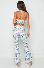 Alessia Multi Print Mesh Pants Image