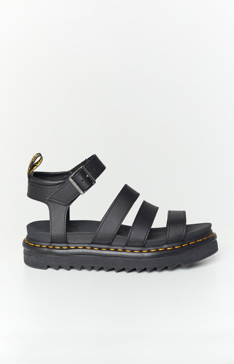 Dr. Martens Blaire 3 Strap Sandal Black Hydro Image