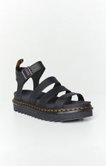 Dr. Martens Blaire 3 Strap Sandal Black Hydro Image