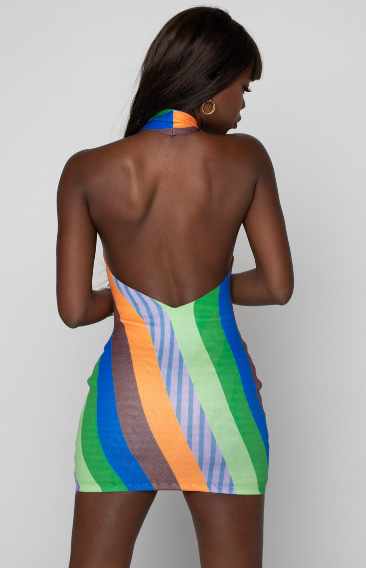 Flirtini Halter Dress Multi Image