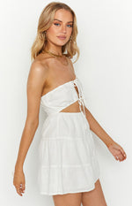 Georgia White Strapless Mini Dress Image