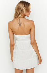 Georgia White Strapless Mini Dress Image