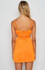 Jenna Cut Out Mini Dress Orange Image