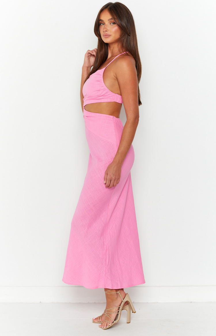 Lene Pink Maxi Dress