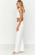 Vice White Low Waist Pant – Beginning Boutique NZ