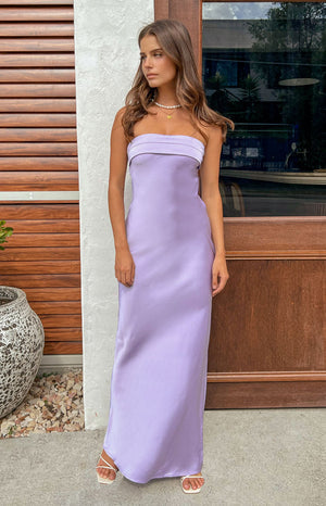 Maiah Lilac Maxi Dress