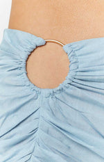 Malaney Blue Mini Skirt Image