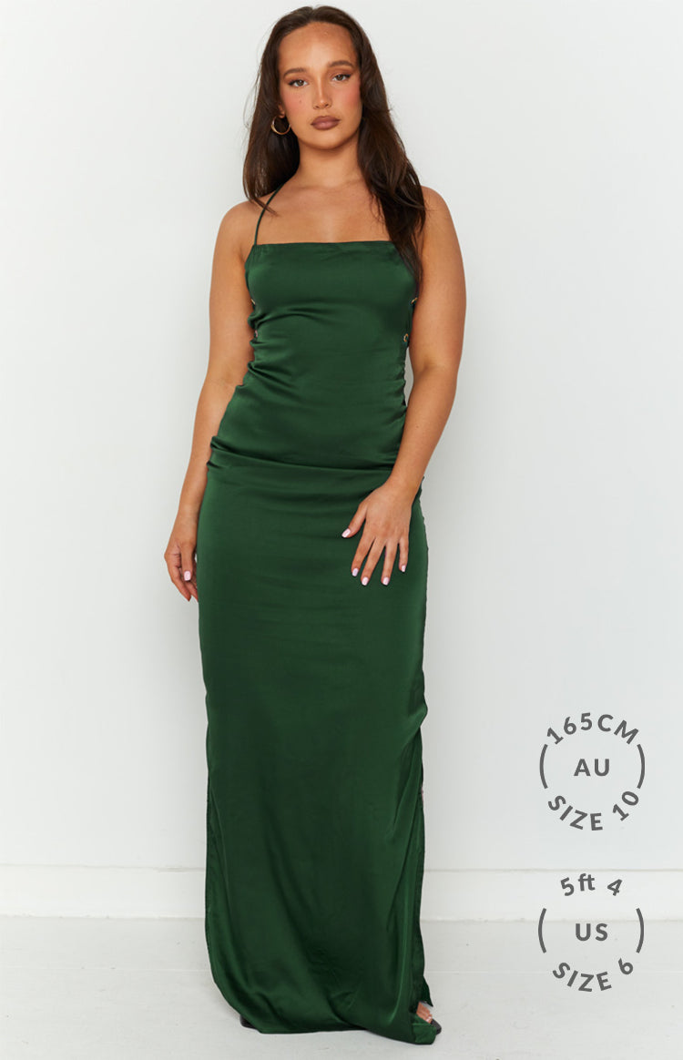 Manhattan Slip Formal Dress Emerald Image