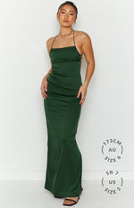 Manhattan Slip Formal Dress Emerald Image